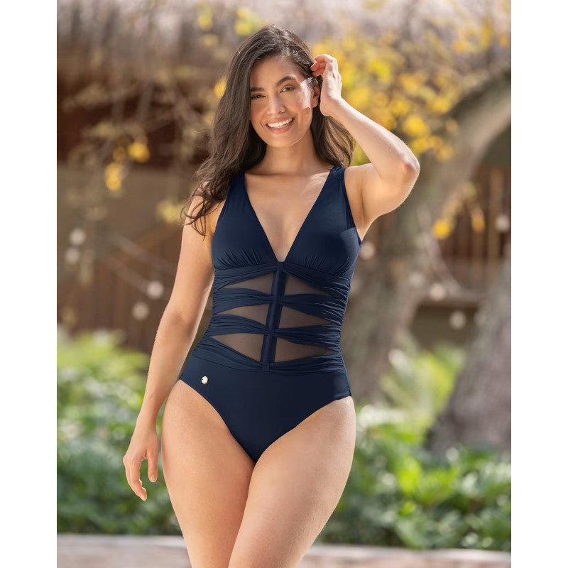 BAÑADOR LEONISA   19A078   Color: Black   700