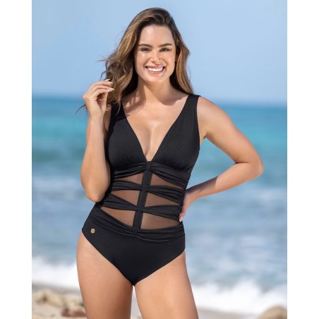 BAÑADOR LEONISA   19A078   Color: Black   700