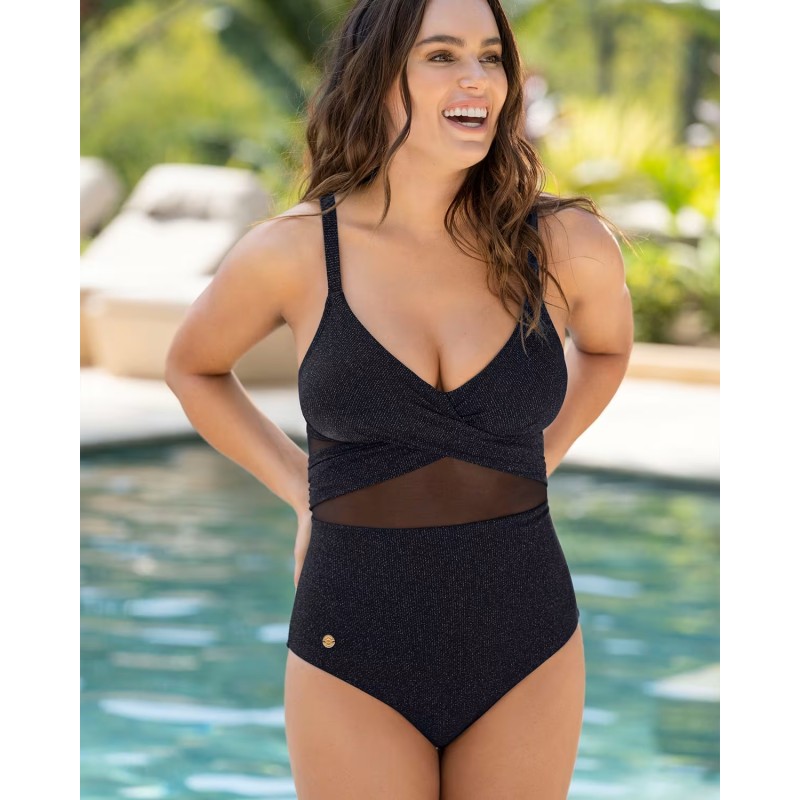 BAÑADOR LEONISA   19A124   Color: Black   700