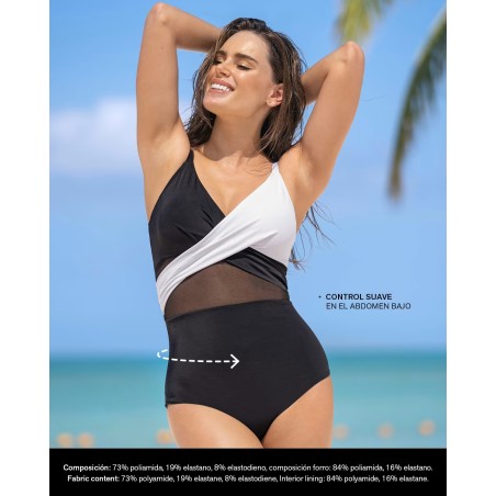 BAÑADOR LEONISA   19A124   Color: Black   701