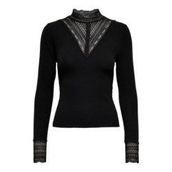 TOP ENCAJE CUELLO ALTO ONLTILDE