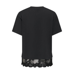 ONLVIVVI S/S LACE BOTTOM TOP JRS NOOS