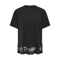 ONLVIVVI S/S LACE BOTTOM TOP JRS NOOS